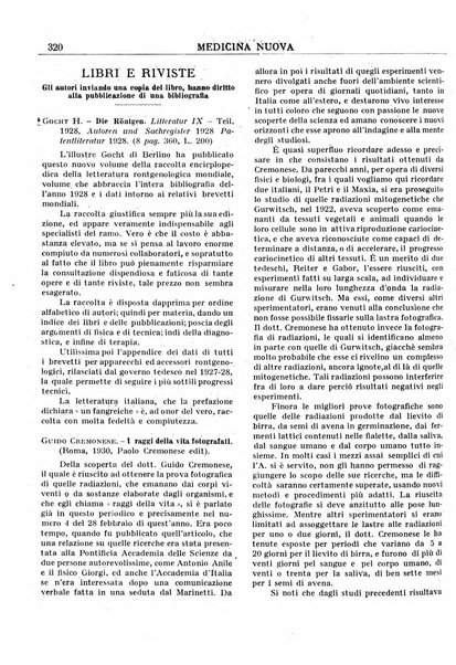 Medicina nuova periodico settimanale di scienze mediche, giurisprudenza sanitaria, medicina sociale e interessi delle classi sanitarie