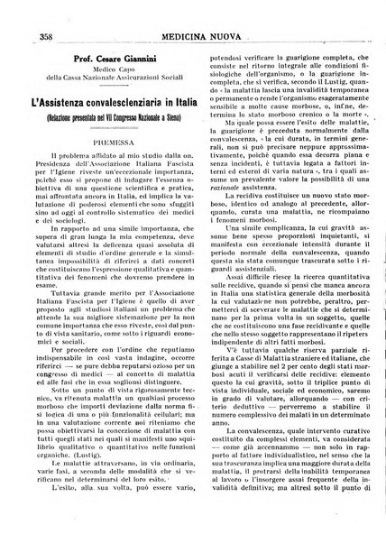 Medicina nuova periodico settimanale di scienze mediche, giurisprudenza sanitaria, medicina sociale e interessi delle classi sanitarie