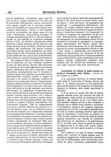 Medicina nuova periodico settimanale di scienze mediche, giurisprudenza sanitaria, medicina sociale e interessi delle classi sanitarie