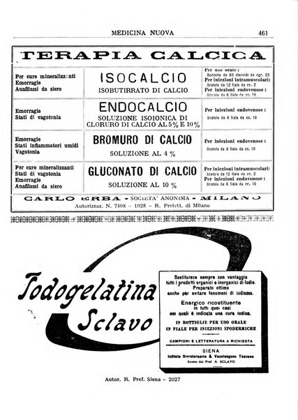 Medicina nuova periodico settimanale di scienze mediche, giurisprudenza sanitaria, medicina sociale e interessi delle classi sanitarie