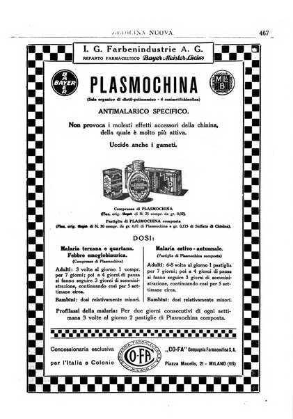 Medicina nuova periodico settimanale di scienze mediche, giurisprudenza sanitaria, medicina sociale e interessi delle classi sanitarie