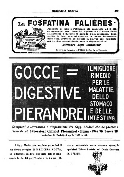 Medicina nuova periodico settimanale di scienze mediche, giurisprudenza sanitaria, medicina sociale e interessi delle classi sanitarie