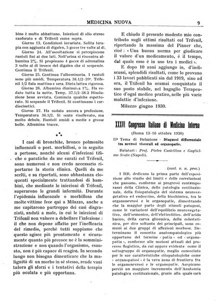 Medicina nuova periodico settimanale di scienze mediche, giurisprudenza sanitaria, medicina sociale e interessi delle classi sanitarie