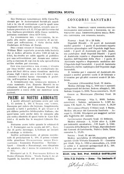 Medicina nuova periodico settimanale di scienze mediche, giurisprudenza sanitaria, medicina sociale e interessi delle classi sanitarie