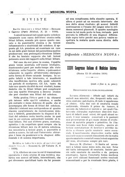 Medicina nuova periodico settimanale di scienze mediche, giurisprudenza sanitaria, medicina sociale e interessi delle classi sanitarie