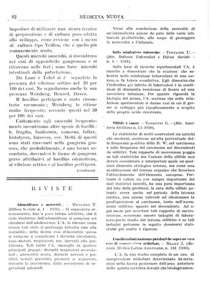 Medicina nuova periodico settimanale di scienze mediche, giurisprudenza sanitaria, medicina sociale e interessi delle classi sanitarie