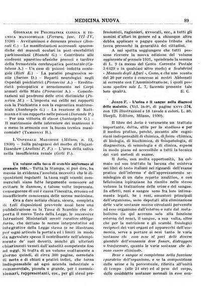 Medicina nuova periodico settimanale di scienze mediche, giurisprudenza sanitaria, medicina sociale e interessi delle classi sanitarie