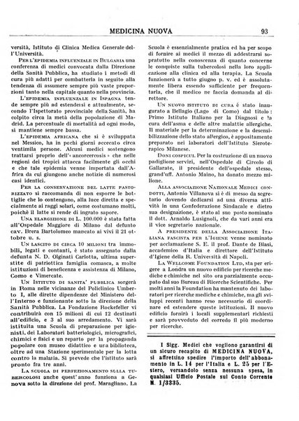 Medicina nuova periodico settimanale di scienze mediche, giurisprudenza sanitaria, medicina sociale e interessi delle classi sanitarie