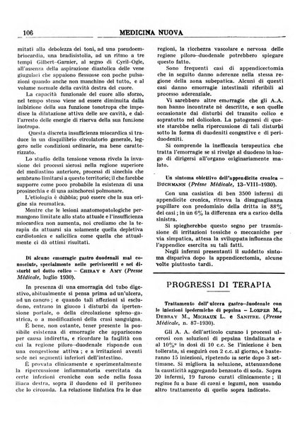 Medicina nuova periodico settimanale di scienze mediche, giurisprudenza sanitaria, medicina sociale e interessi delle classi sanitarie