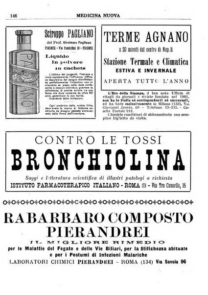 Medicina nuova periodico settimanale di scienze mediche, giurisprudenza sanitaria, medicina sociale e interessi delle classi sanitarie