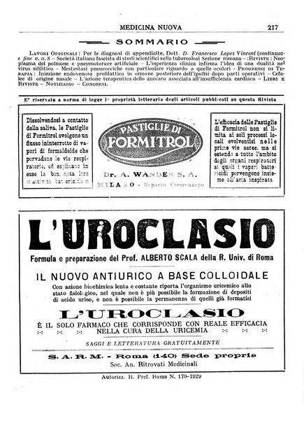 Medicina nuova periodico settimanale di scienze mediche, giurisprudenza sanitaria, medicina sociale e interessi delle classi sanitarie