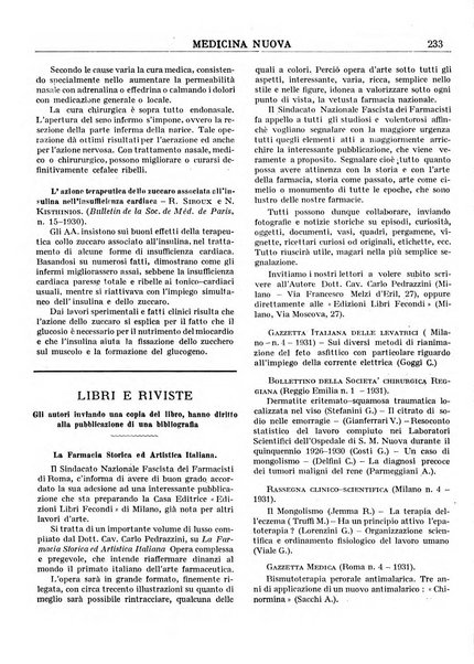 Medicina nuova periodico settimanale di scienze mediche, giurisprudenza sanitaria, medicina sociale e interessi delle classi sanitarie