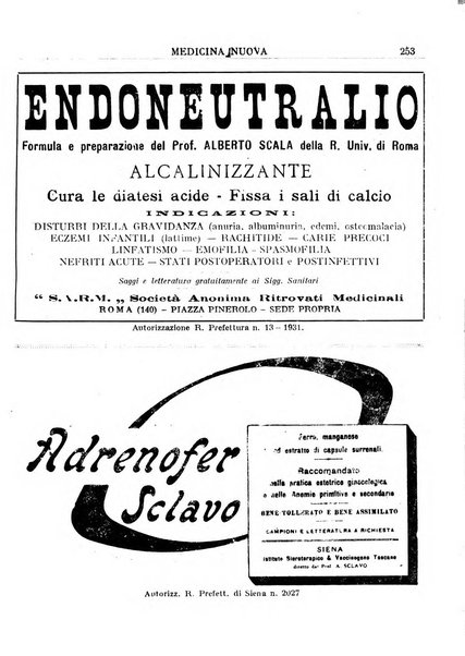 Medicina nuova periodico settimanale di scienze mediche, giurisprudenza sanitaria, medicina sociale e interessi delle classi sanitarie