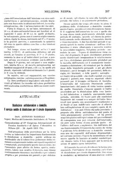 Medicina nuova periodico settimanale di scienze mediche, giurisprudenza sanitaria, medicina sociale e interessi delle classi sanitarie