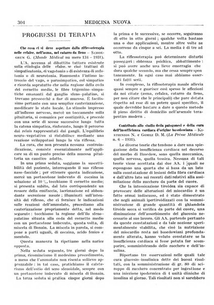 Medicina nuova periodico settimanale di scienze mediche, giurisprudenza sanitaria, medicina sociale e interessi delle classi sanitarie