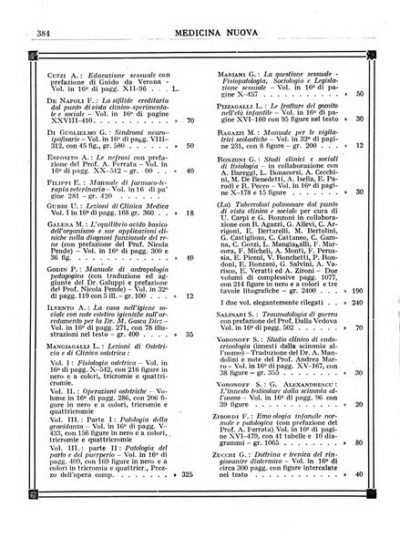 Medicina nuova periodico settimanale di scienze mediche, giurisprudenza sanitaria, medicina sociale e interessi delle classi sanitarie