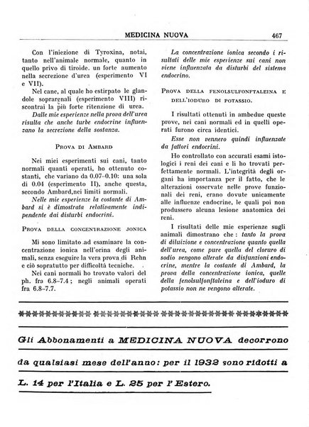 Medicina nuova periodico settimanale di scienze mediche, giurisprudenza sanitaria, medicina sociale e interessi delle classi sanitarie