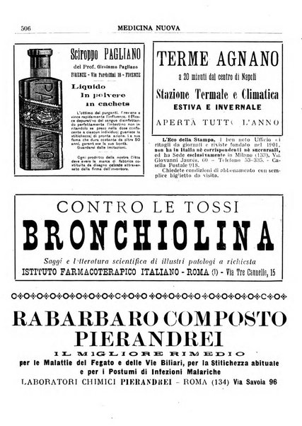 Medicina nuova periodico settimanale di scienze mediche, giurisprudenza sanitaria, medicina sociale e interessi delle classi sanitarie