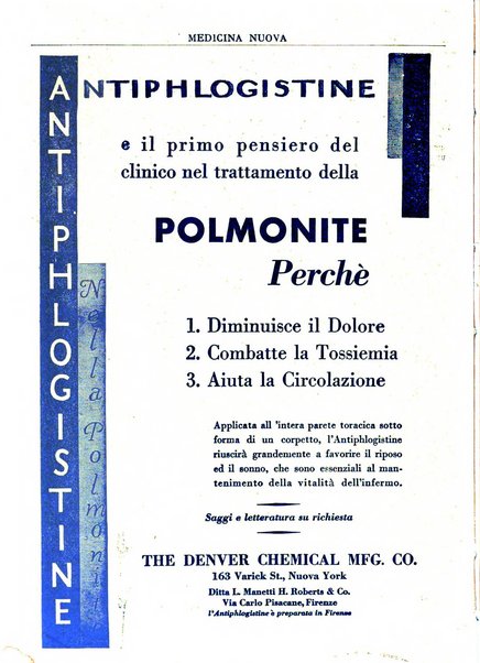 Medicina nuova periodico settimanale di scienze mediche, giurisprudenza sanitaria, medicina sociale e interessi delle classi sanitarie