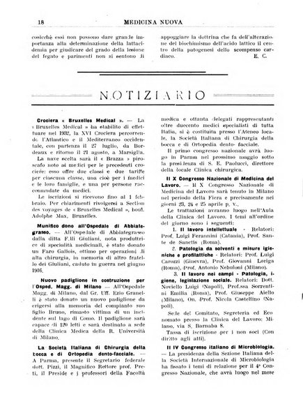 Medicina nuova periodico settimanale di scienze mediche, giurisprudenza sanitaria, medicina sociale e interessi delle classi sanitarie