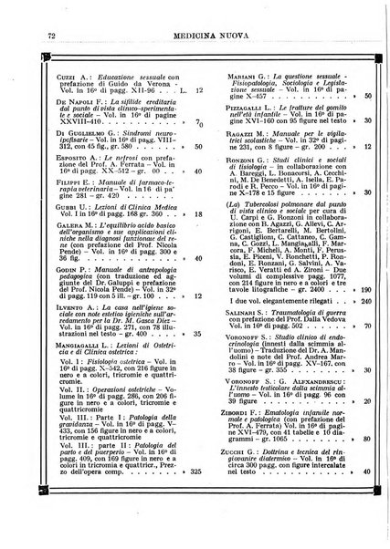 Medicina nuova periodico settimanale di scienze mediche, giurisprudenza sanitaria, medicina sociale e interessi delle classi sanitarie