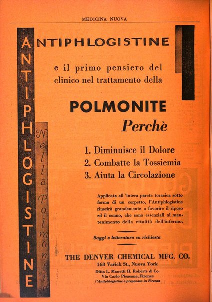 Medicina nuova periodico settimanale di scienze mediche, giurisprudenza sanitaria, medicina sociale e interessi delle classi sanitarie