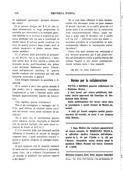 Medicina nuova periodico settimanale di scienze mediche, giurisprudenza sanitaria, medicina sociale e interessi delle classi sanitarie