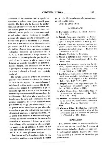 Medicina nuova periodico settimanale di scienze mediche, giurisprudenza sanitaria, medicina sociale e interessi delle classi sanitarie