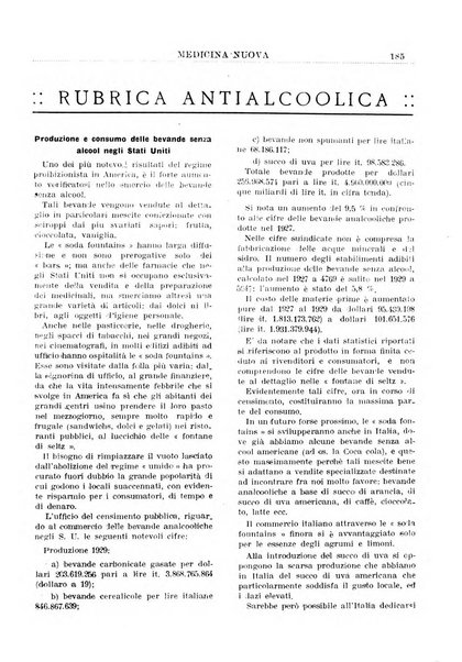 Medicina nuova periodico settimanale di scienze mediche, giurisprudenza sanitaria, medicina sociale e interessi delle classi sanitarie