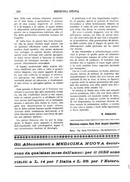 Medicina nuova periodico settimanale di scienze mediche, giurisprudenza sanitaria, medicina sociale e interessi delle classi sanitarie