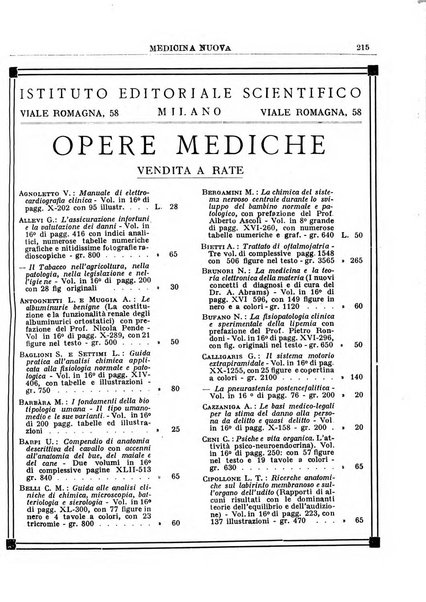 Medicina nuova periodico settimanale di scienze mediche, giurisprudenza sanitaria, medicina sociale e interessi delle classi sanitarie