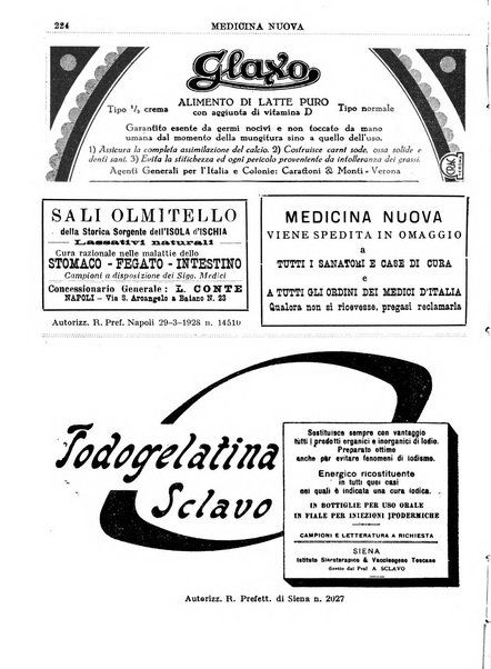 Medicina nuova periodico settimanale di scienze mediche, giurisprudenza sanitaria, medicina sociale e interessi delle classi sanitarie