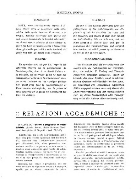 Medicina nuova periodico settimanale di scienze mediche, giurisprudenza sanitaria, medicina sociale e interessi delle classi sanitarie