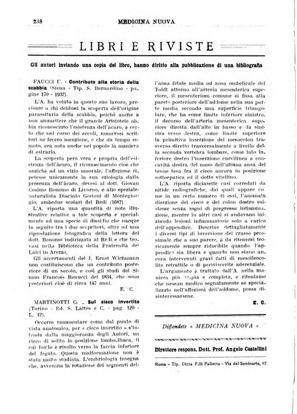 Medicina nuova periodico settimanale di scienze mediche, giurisprudenza sanitaria, medicina sociale e interessi delle classi sanitarie