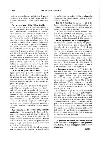 Medicina nuova periodico settimanale di scienze mediche, giurisprudenza sanitaria, medicina sociale e interessi delle classi sanitarie