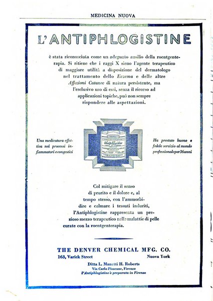 Medicina nuova periodico settimanale di scienze mediche, giurisprudenza sanitaria, medicina sociale e interessi delle classi sanitarie