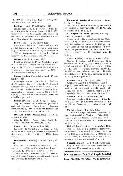 Medicina nuova periodico settimanale di scienze mediche, giurisprudenza sanitaria, medicina sociale e interessi delle classi sanitarie