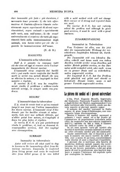 Medicina nuova periodico settimanale di scienze mediche, giurisprudenza sanitaria, medicina sociale e interessi delle classi sanitarie