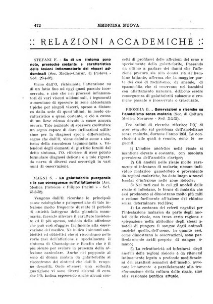 Medicina nuova periodico settimanale di scienze mediche, giurisprudenza sanitaria, medicina sociale e interessi delle classi sanitarie