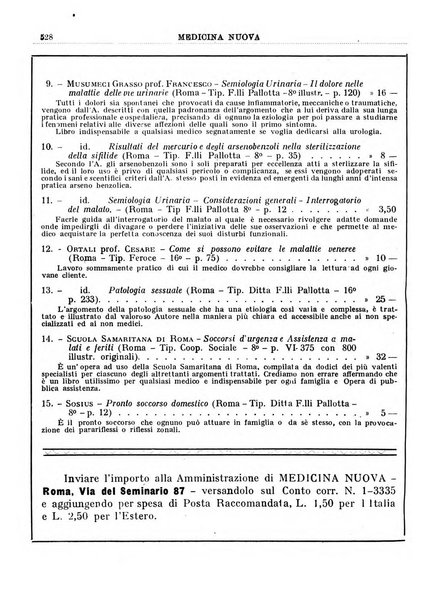 Medicina nuova periodico settimanale di scienze mediche, giurisprudenza sanitaria, medicina sociale e interessi delle classi sanitarie