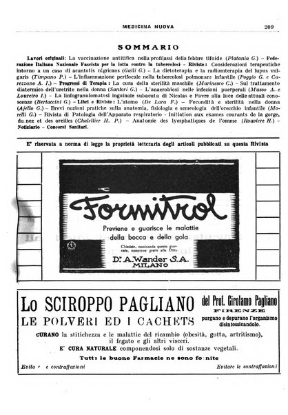 Medicina nuova periodico settimanale di scienze mediche, giurisprudenza sanitaria, medicina sociale e interessi delle classi sanitarie