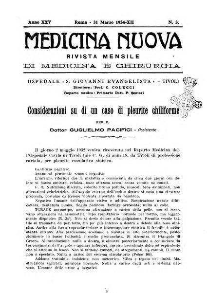 Medicina nuova periodico settimanale di scienze mediche, giurisprudenza sanitaria, medicina sociale e interessi delle classi sanitarie