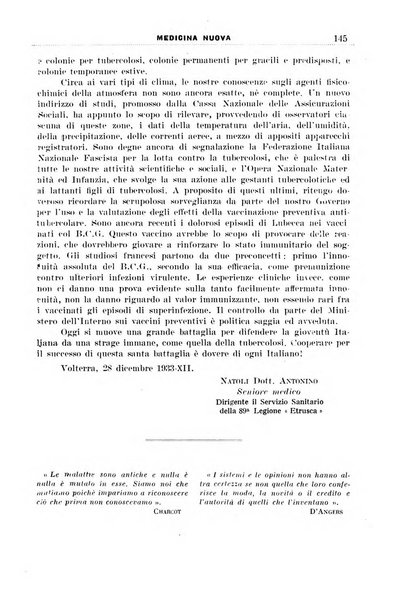 Medicina nuova periodico settimanale di scienze mediche, giurisprudenza sanitaria, medicina sociale e interessi delle classi sanitarie