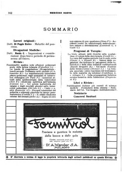 Medicina nuova periodico settimanale di scienze mediche, giurisprudenza sanitaria, medicina sociale e interessi delle classi sanitarie