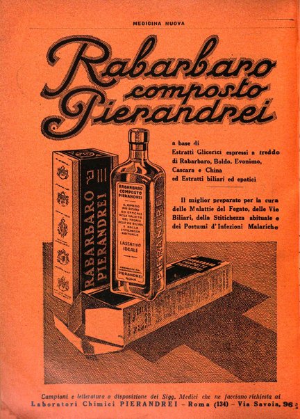 Medicina nuova periodico settimanale di scienze mediche, giurisprudenza sanitaria, medicina sociale e interessi delle classi sanitarie