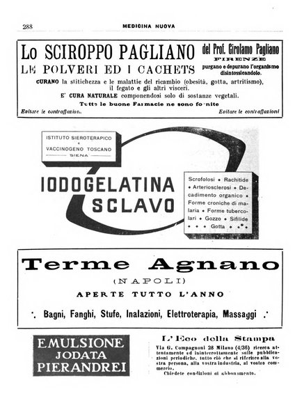 Medicina nuova periodico settimanale di scienze mediche, giurisprudenza sanitaria, medicina sociale e interessi delle classi sanitarie