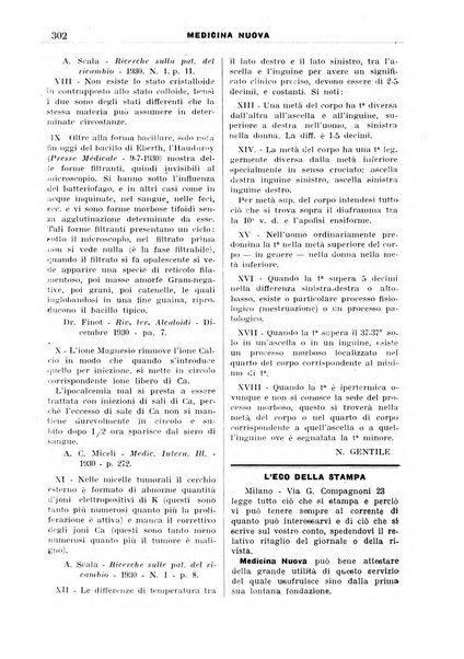 Medicina nuova periodico settimanale di scienze mediche, giurisprudenza sanitaria, medicina sociale e interessi delle classi sanitarie