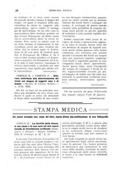 Medicina nuova periodico settimanale di scienze mediche, giurisprudenza sanitaria, medicina sociale e interessi delle classi sanitarie