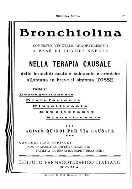 Medicina nuova periodico settimanale di scienze mediche, giurisprudenza sanitaria, medicina sociale e interessi delle classi sanitarie