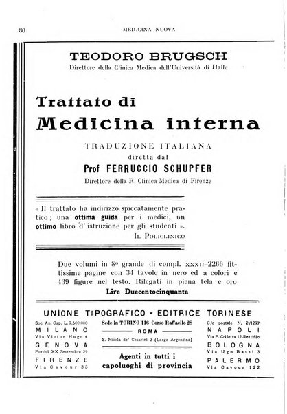 Medicina nuova periodico settimanale di scienze mediche, giurisprudenza sanitaria, medicina sociale e interessi delle classi sanitarie